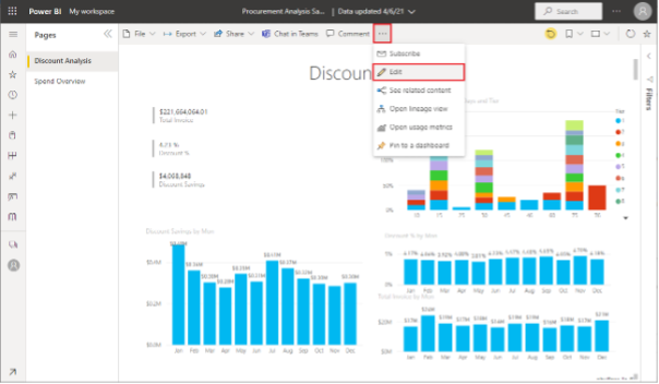 power bi dashboard