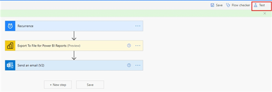 test flow