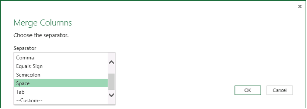 how to merge columns power query