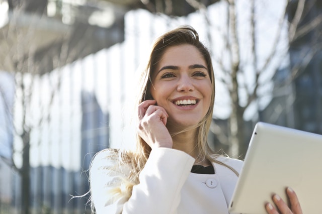 Women on phone