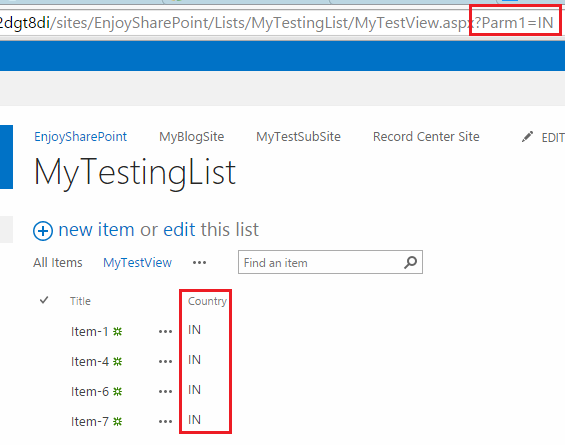 Filtered Views SharePoint