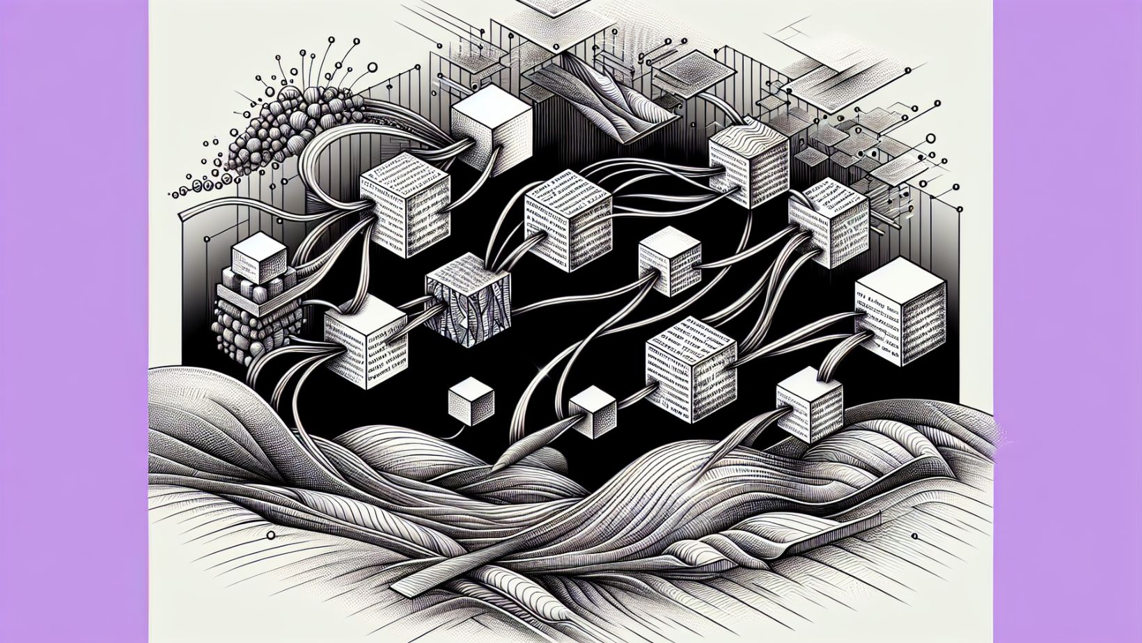 Illustration of advanced text handling techniques in action