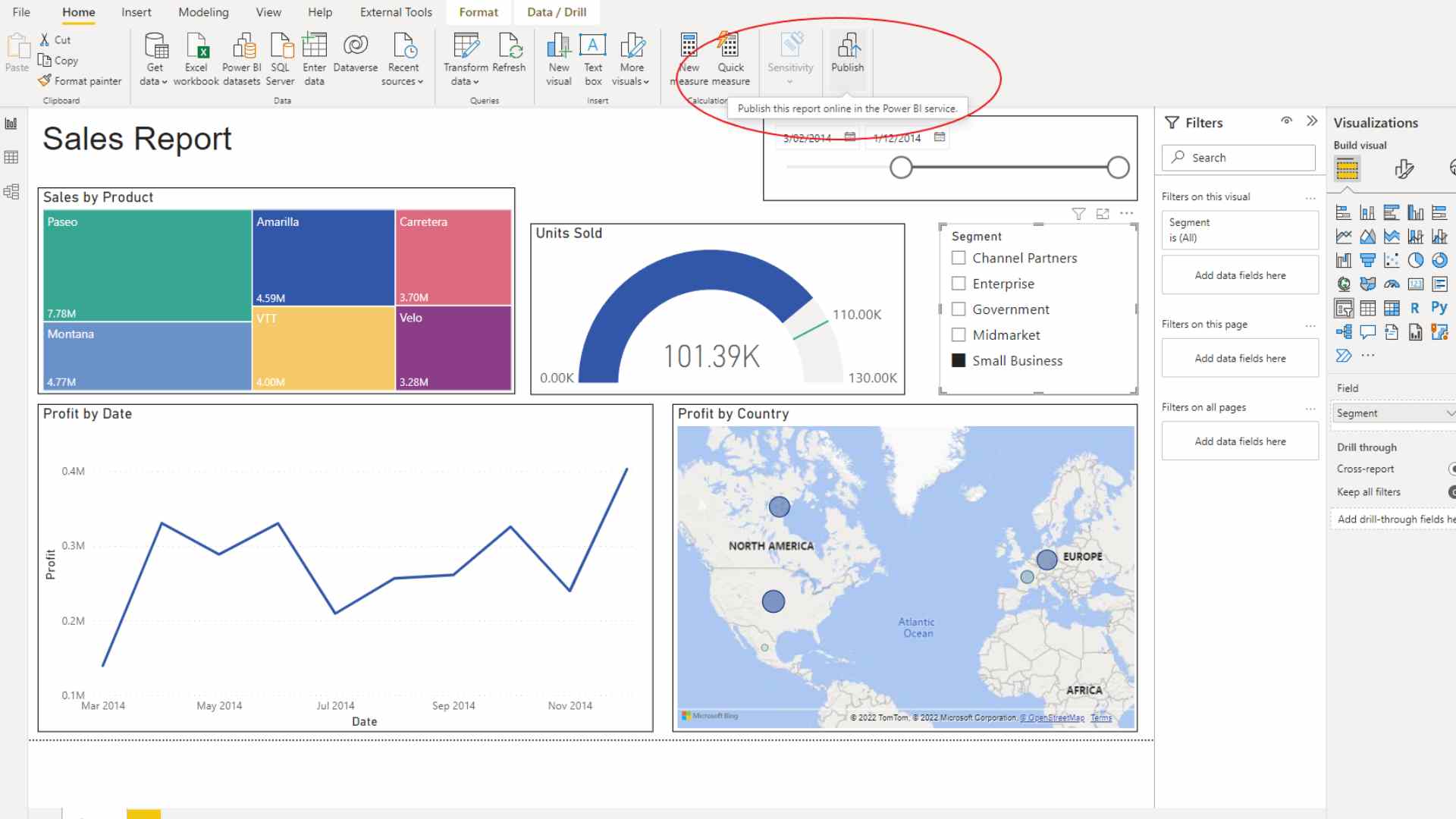 Power BI Publish Report