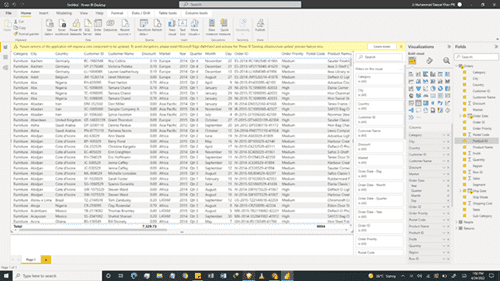 power bi formula change