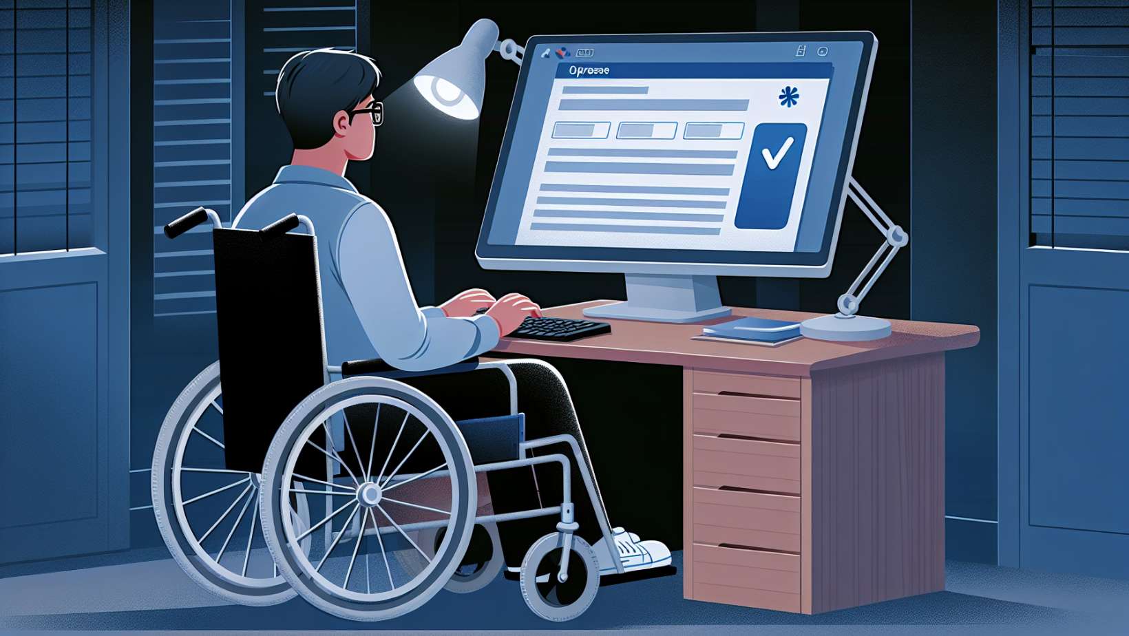 User testing a PDF form for accessibility