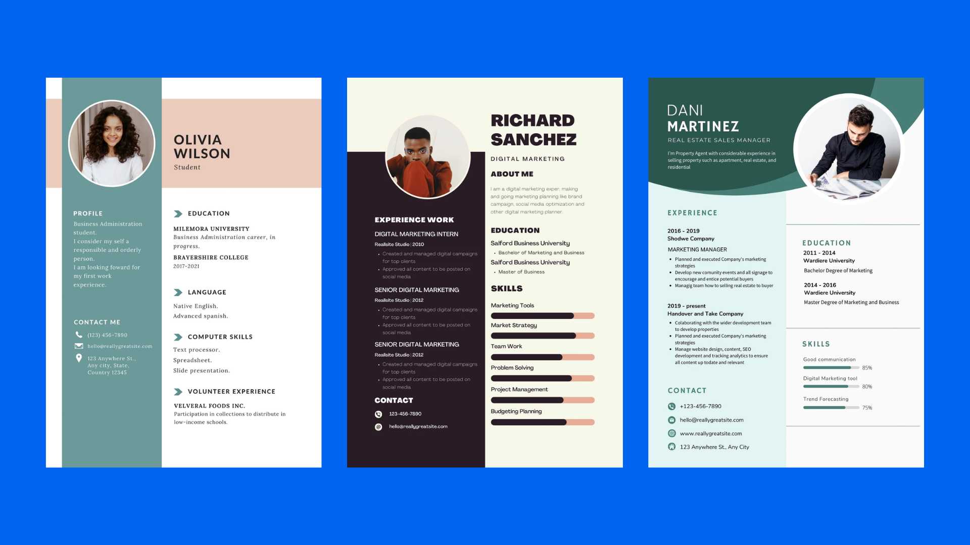 resume canva