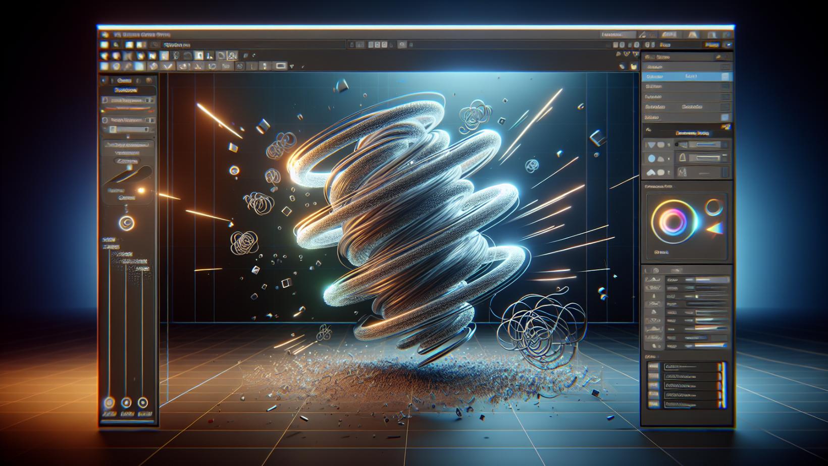 Advanced 3D spinning text techniques in After Effects